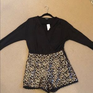 BEBE Sequin Romper